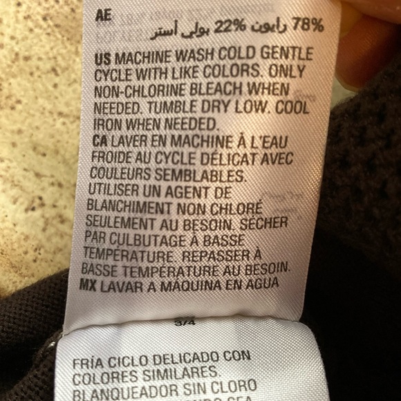 NWOT JM Collection Chocolate Brown, Wide Collar Drapes to Front. Size PXXL. - Picture 11 of 14